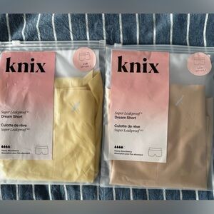 Knix Super Leakproof Dream Short lot of 2 Period Underwear